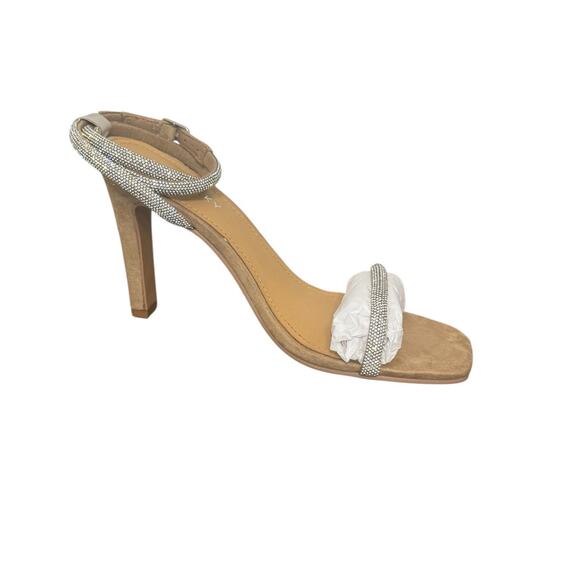 NIB! Lisa Vicky Angelic Rhinestone Glam Ankle Strap Sandal - Size 7 - Picture 6 of 11